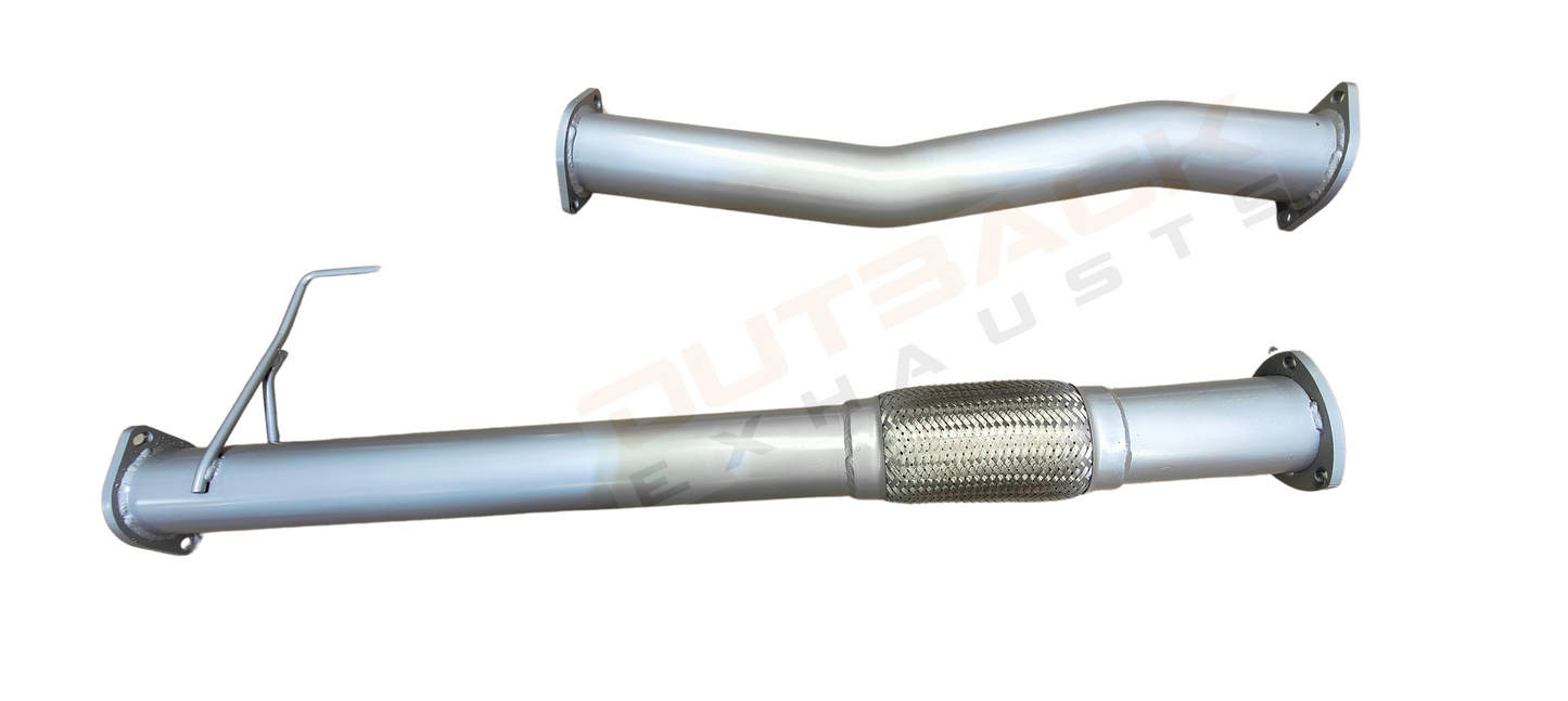 3'' OUTBACK EXHAUST SYSTEM to suit HOLDEN COLORADO RG 2.8L LWN DURAMAX 10/12 - 09/16 (TURBO BACK)