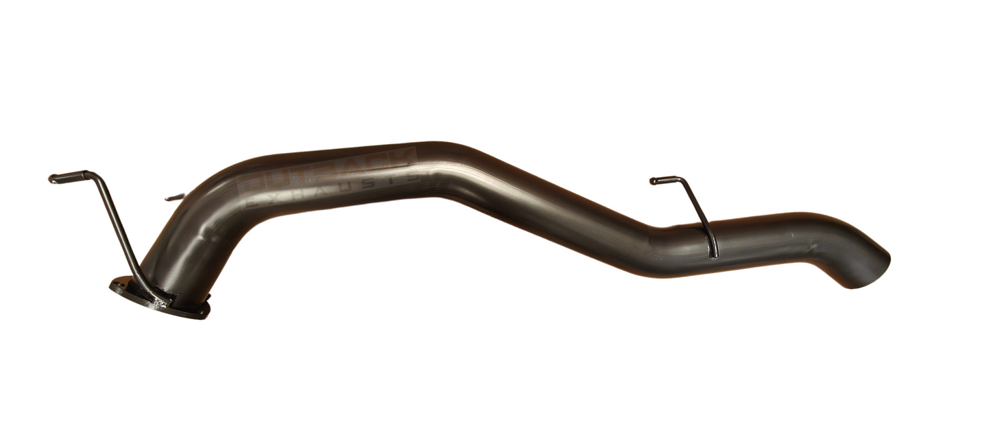 3.5" Turbo Back Exhaust System - Isuzu DMAX 3.0L 4JJ3 (2020-On) | Outback Exhausts