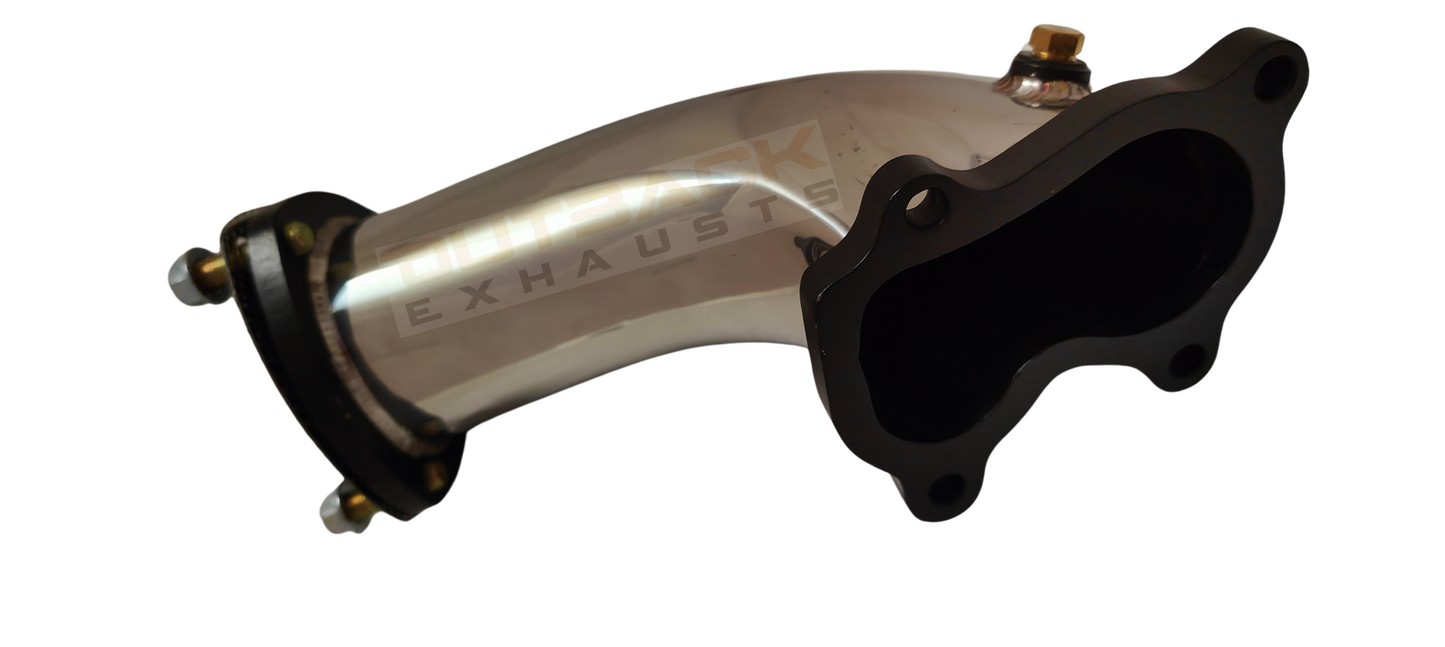 2.5'' OUTBACK EXHAUST SYSTEM to suit HOLDEN RODEO RA /R9 3.0L 4JH 1TC DIRECT INJECT 10/98 - 06/03 (TURBO BACK)
