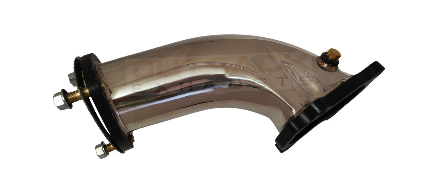 3” TOWING OUTBACK EXHAUST SYSTEM to suit HOLDEN RODEO RA 3.0L 4JH 1TC Tub Back 2003 - 2007 (TURBO BACK)