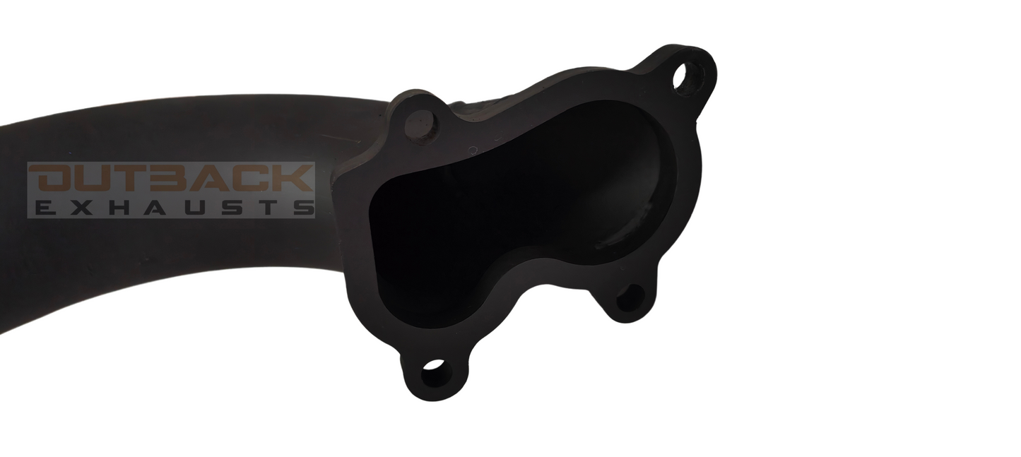 OUTBACK EXHAUST SYSTEM DUMP PIPE to suit HOLDEN RODEO TF 2.8L 4JB1 09/91 - 09/98