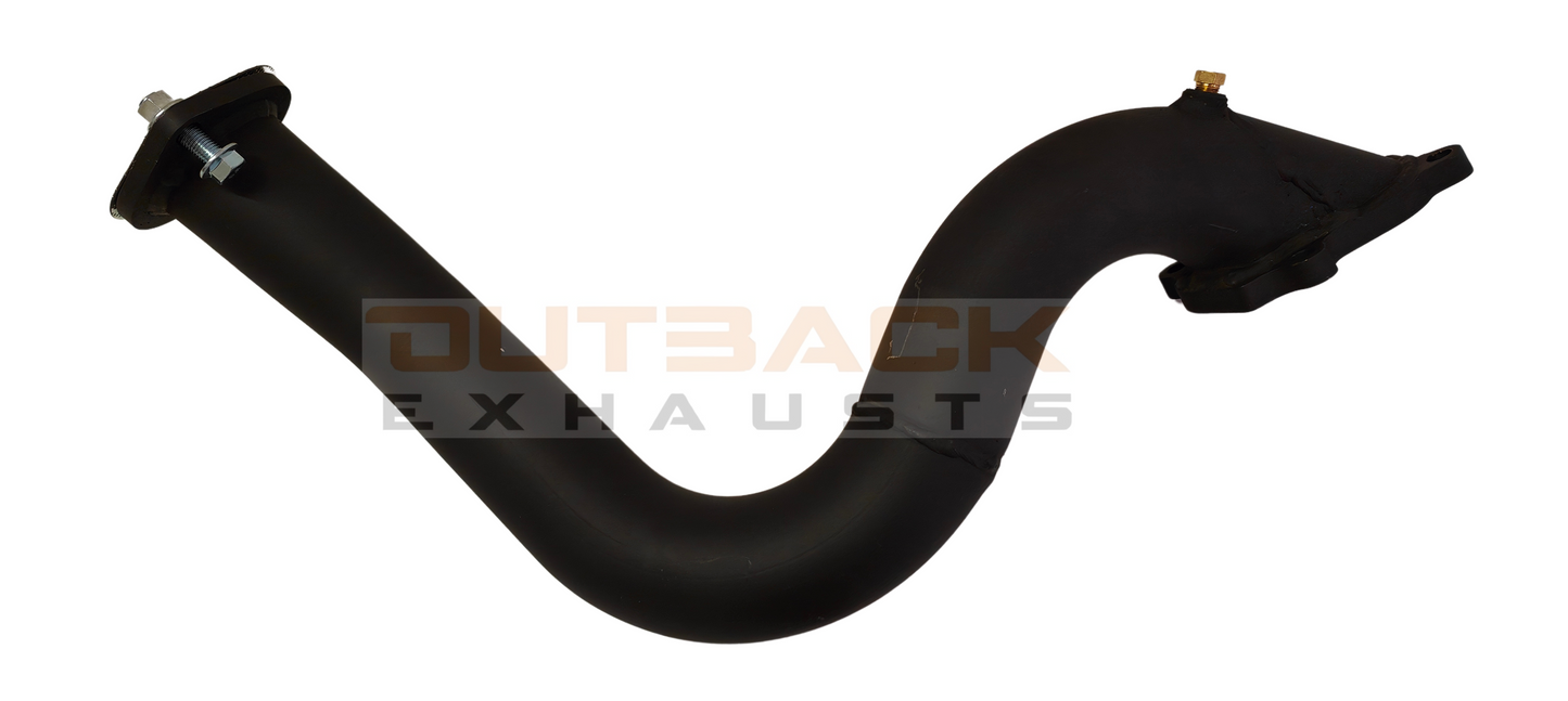 OUTBACK EXHAUST SYSTEM DUMP PIPE to suit HOLDEN RODEO TF 2.8L 4JB1 09/91 - 09/98