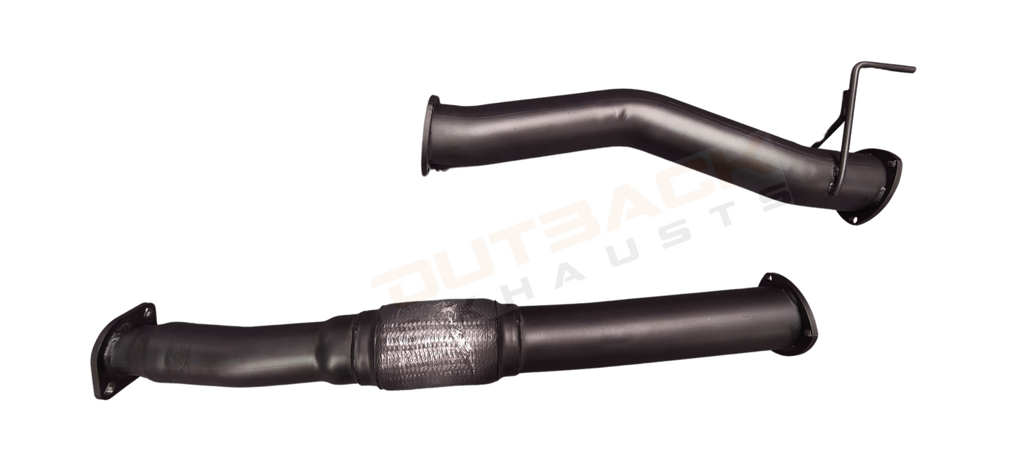 3.5'' OUTBACK EXHAUST SYSTEM to suit ISUZU DMAX 3.0L 4JJ3 10/2020 ON (DPF BACK)