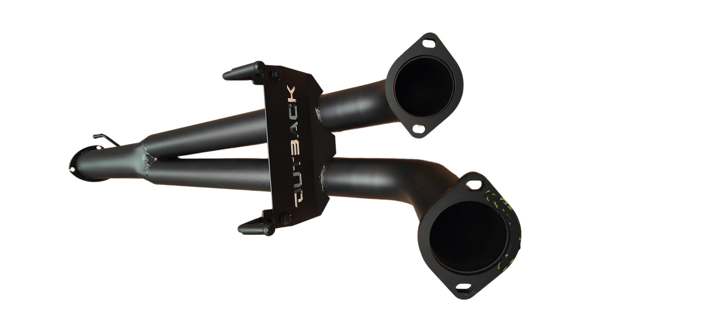 4 - 3.5'' OUTBACK EXHAUST SYSTEM to suit DODGE RAM 1500 DS 5.7L V8 12/2018 to 2021 (CAT BACK)