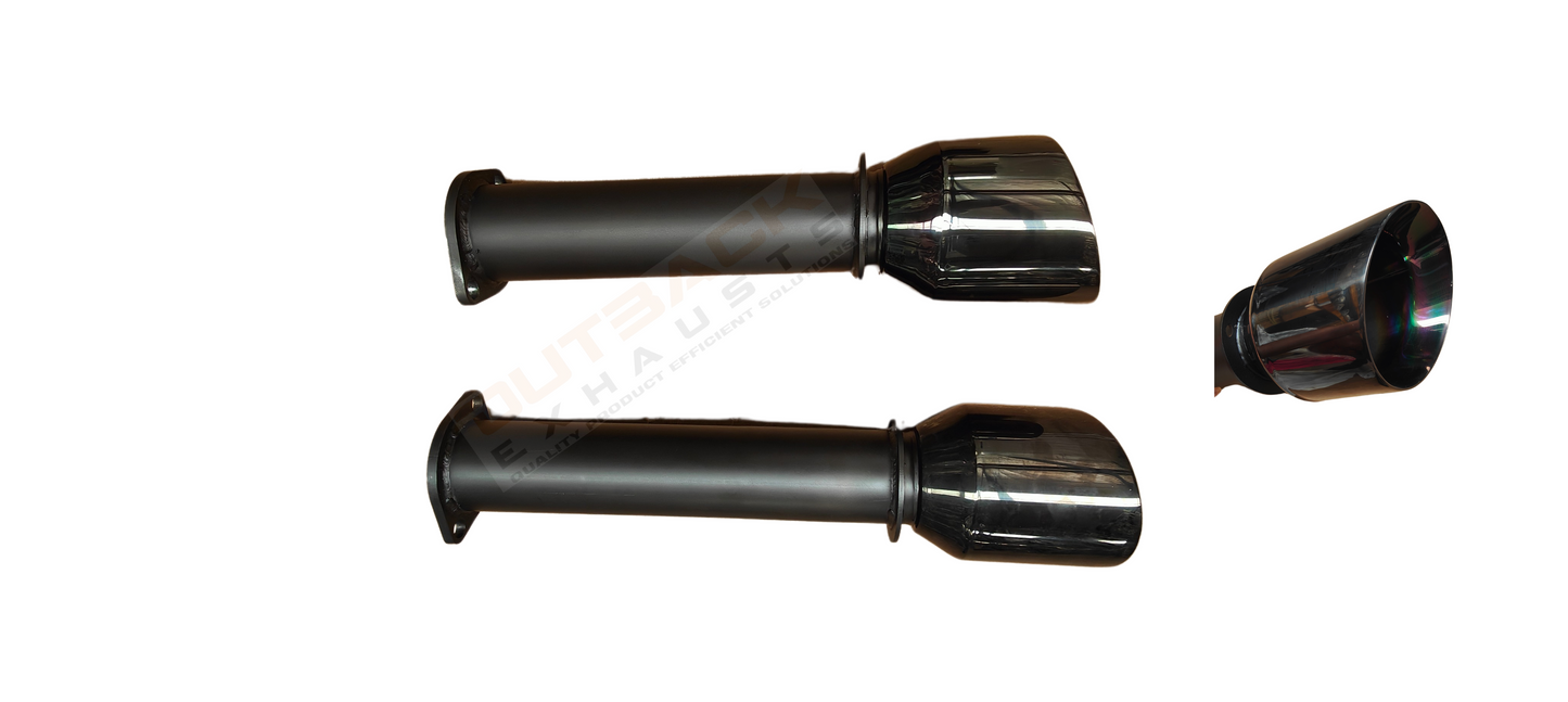 4 - 3.5'' OUTBACK EXHAUST SYSTEM to suit DODGE RAM 1500 DS 5.7L V8 12/2018 to 2021 (CAT BACK)