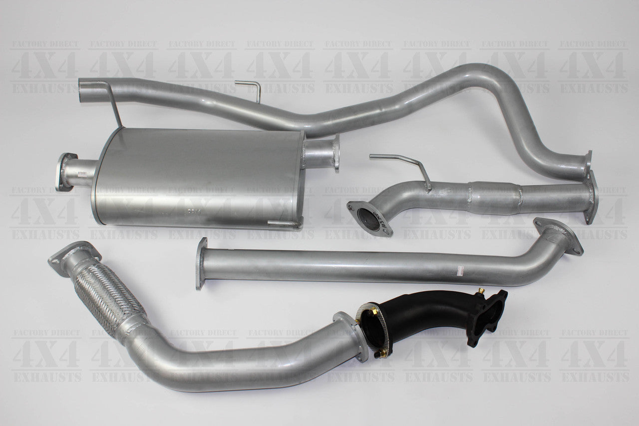 3" Turbo Back Exhaust System - Holden Rodeo RA 3.0L 4JH1-TC Turbo Diesel Tray Back (2003-2007) | Outback Exhausts
