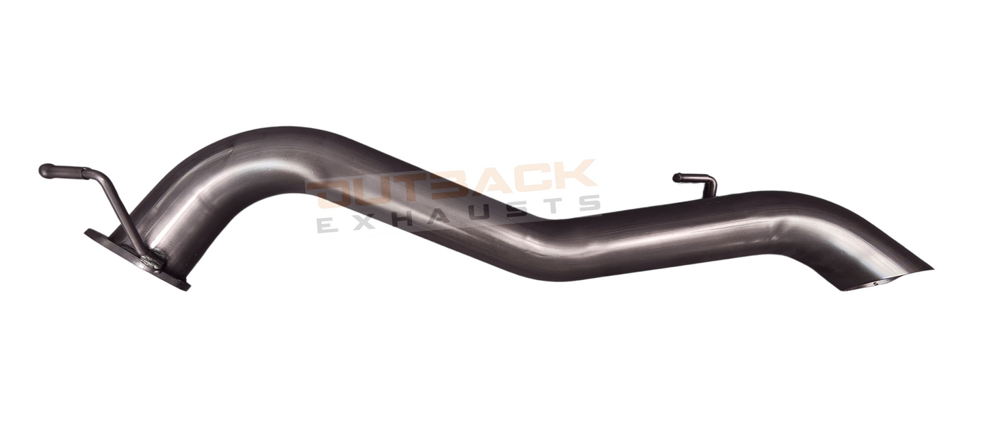 3.5" Turbo Back Exhaust System - Mitsubishi Triton MQ/MR 2.4L 4N15 (2016-On) | Outback Exhausts
