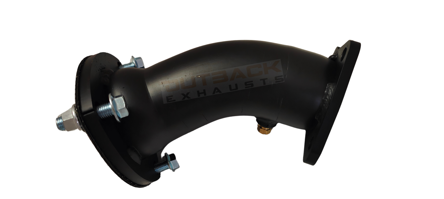 3.5'' OUTBACK EXHAUST SYSTEM to suit TOYOTA Landcruiser - 79 SERIES UTE SINGLE CAB VDJ79 4.5L V8 2007 - 2016 (TURBO BACK)