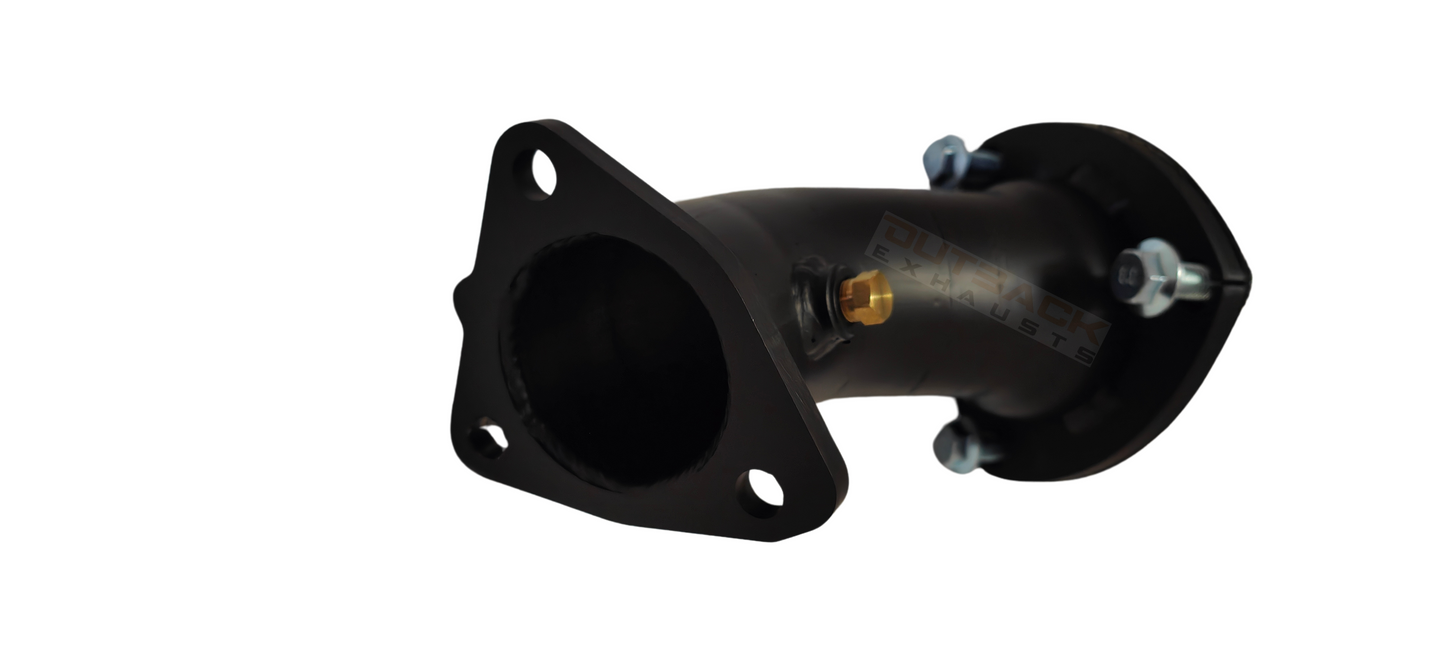 3.5'' OUTBACK EXHAUST SYSTEM to suit TOYOTA Landcruiser - 79 SERIES UTE DOUBLE CAB VDJ79 4.5L V8 01/12 - 09/16 (TURBO BACK)