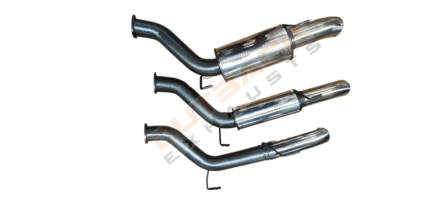 ULTIMO - 3- 3.5'' OUTBACK EXHAUST SYSTEM to suit TOYOTA Landcruiser - 200 SERIES WAGON DIESEL VDJ200 4.5L V8 TWIN TURBO DIESEL 10/2015 ON (DPF BACK)