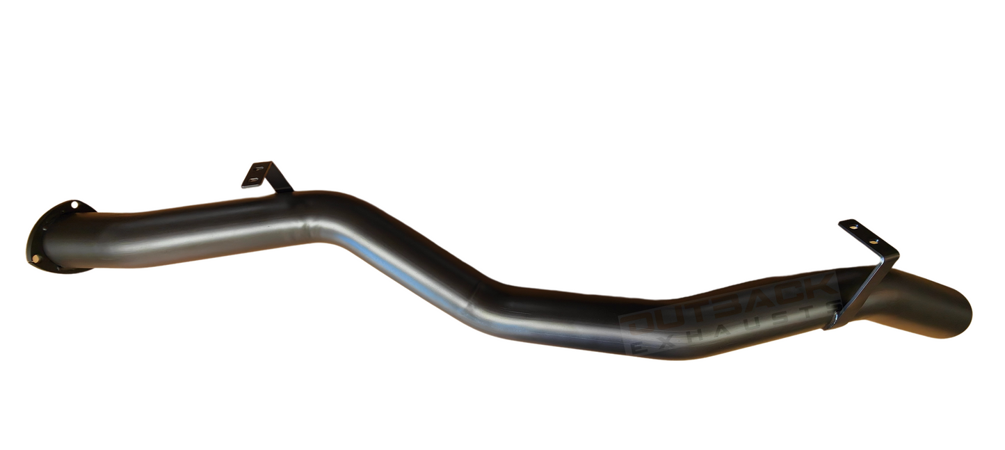 Turbo Back Exhaust System - Toyota Landcruiser 79 Series Single/Double Cab VDJ79 4.5L V8 (2016-On) | Outback Exhausts