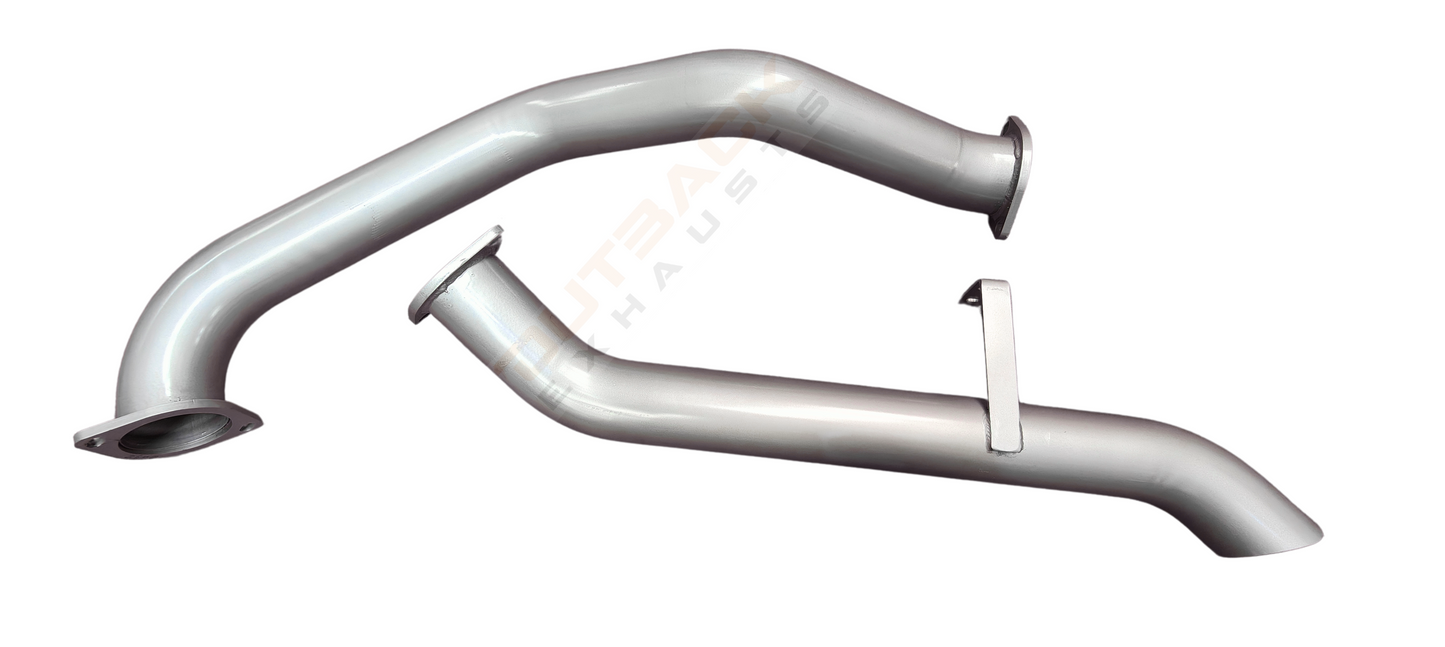Factory Turbo Back Exhaust - Toyota Landcruiser 105 Series 4.2L 1HZ/1HDFTV (1998-2007) | Outback Exhausts