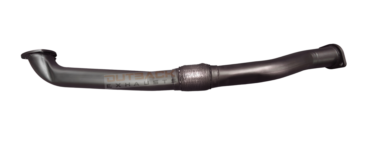 3'' OUTBACK EXHAUST SYSTEM to suit TOYOTA L/C - 60 SERIES WAGON 4L 12H-T, FACTORY TURBO 1980 - 1990 (TURBO BACK)