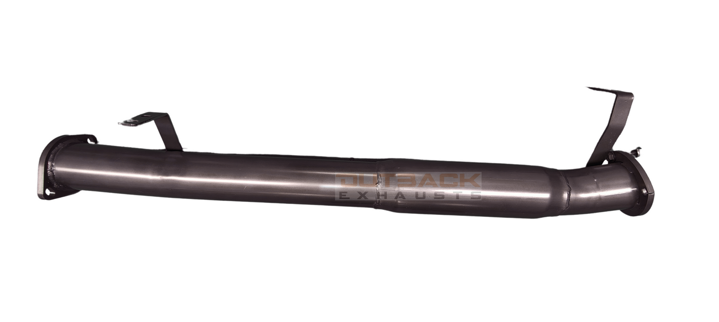 3'' OUTBACK EXHAUST SYSTEM to suit TOYOTA L/C - 60 SERIES WAGON 4L 12H-T, FACTORY TURBO 1980 - 1990 (TURBO BACK)