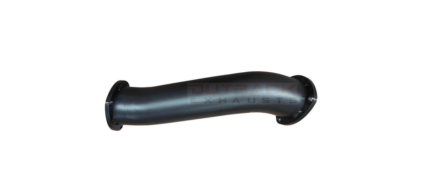 3.5" CERACHROME Outback Exhaust system to suit TOYOTA – 79 Series Double Cab (TURBO BACK)