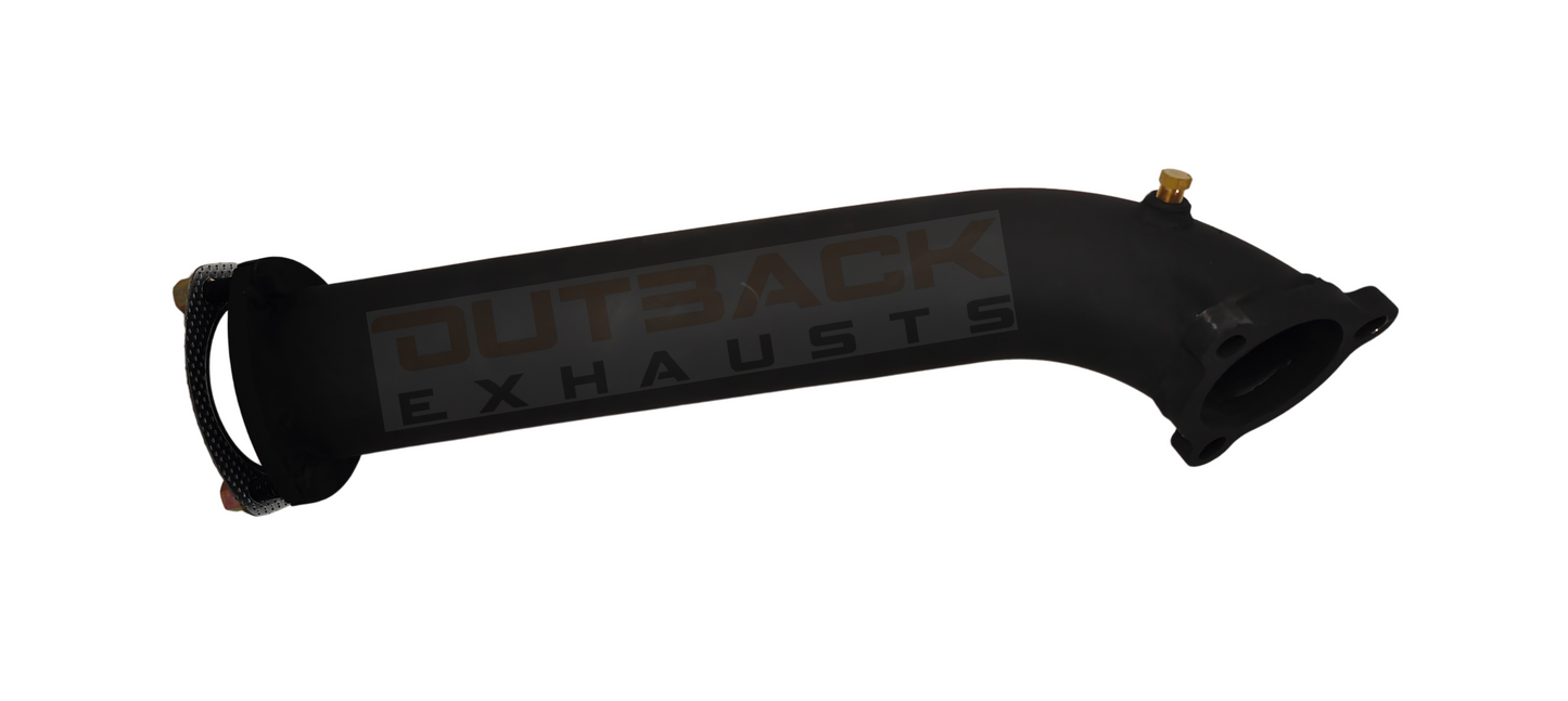 OUTBACK EXHAUST SYSTEM DUMP PIPE to suit TOYOTA Landcruiser - 75 SERIES UTE, TROOP CARRIER 4.2L 1HZ DTS TURBO UPGRADE 01/90 - 01/02