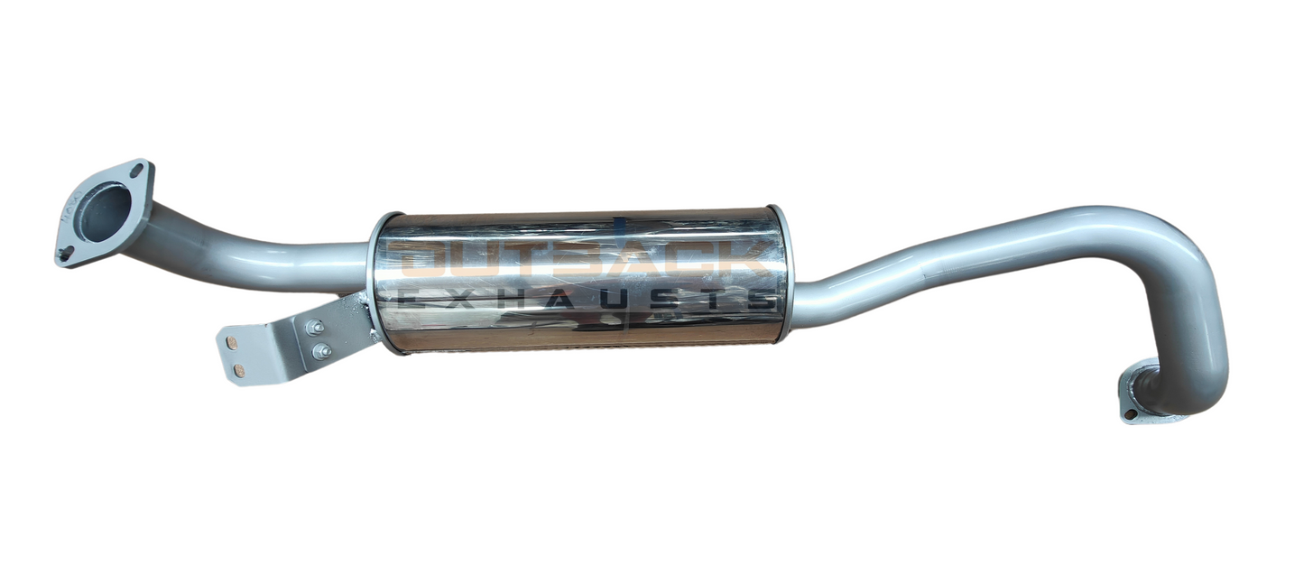 2.5'' OUTBACK EXHAUST SYSTEM to suit TOYOTA Landcruiser - 80 SERIES WAGON PETROL 4.5L FZJ80 1FZ/FE NATURALLY ASPIRATED 1990 - 1998 (WITH EXTRACTOR)