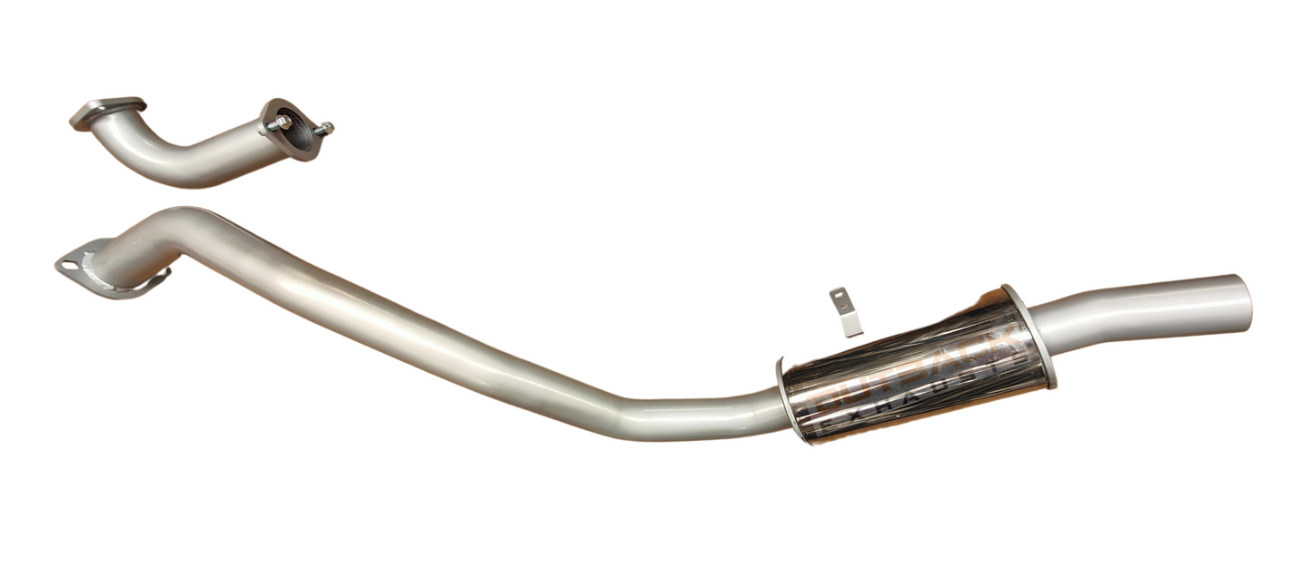 2.5'' OUTBACK EXHAUST SYSTEM to suit TOYOTA Landcruiser 80 SERIES WAGON PETROL 4.5L 1FZ/FE, FZJ80R 1990 - 1998 (EXTRACTOR BACK)