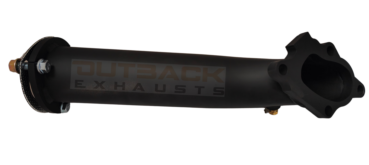 OUTBACK EXHAUST SYSTEM DUMP PIPE to suit TOYOTA HILUX LN172 3.0L 5L-E DTS Turbo Upgrade 1997 - 2005