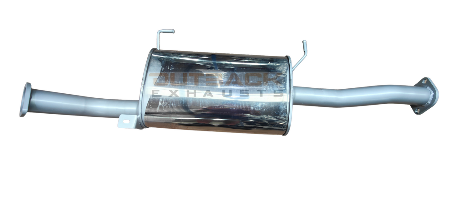 2.5'' OUTBACK EXHAUST SYSTEM to suit NISSAN PATROL WAGON GU / Y61 4.8L TB48, PETROL NATURALLY ASPIRATED 2001-2015 (WITH EXTRACTOR)