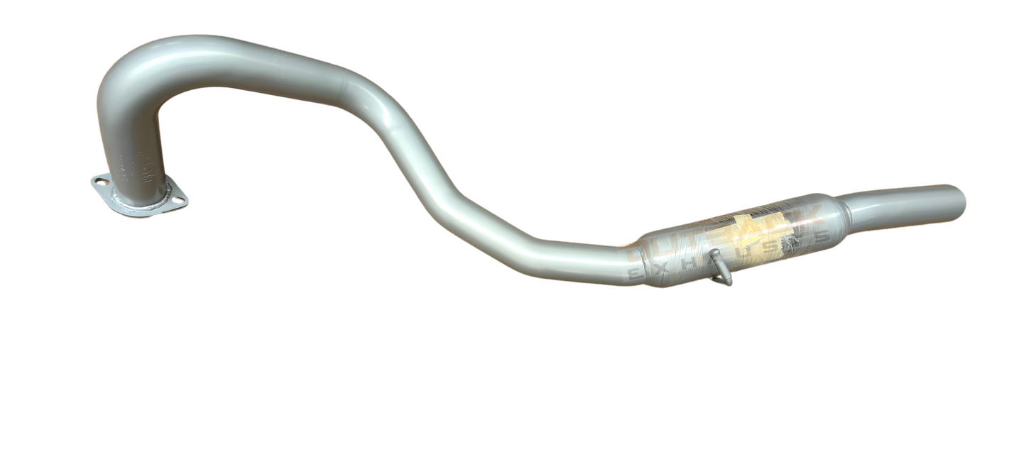 Exhaust with Extractor- Nissan Patrol GQ Wagon 4.2L TD42 (1987-1997)- Outback Exhausts
