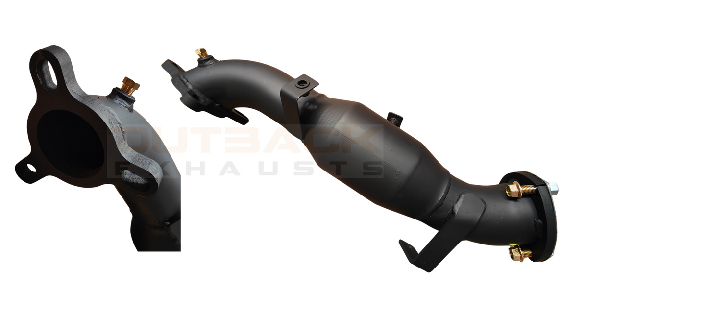 3'' OUTBACK EXHAUST SYSTEM to suit NISSAN NAVARA D40 -THAI BUILT 2.5L YD25, 126 Kw > 06/2011 - 2015 (TURBO BACK)