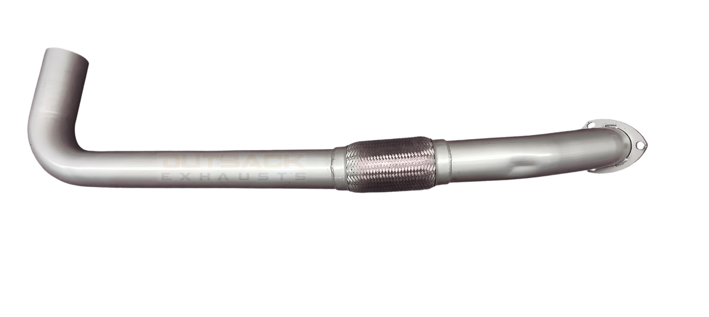 3'' OUTBACK EXHAUST SYSTEM to suit NISSAN NAVARA D40 - Spanish Built 2.5L YD25, 140 Kw 9/11 - 2015 (TURBO BACK)