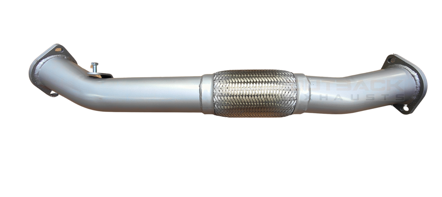 3'' OUTBACK EXHAUST SYSTEM to suit NISSAN NAVARA D22 UTE 2.5L YD25 Common Rail 2008 - 2016 (TURBO BACK)