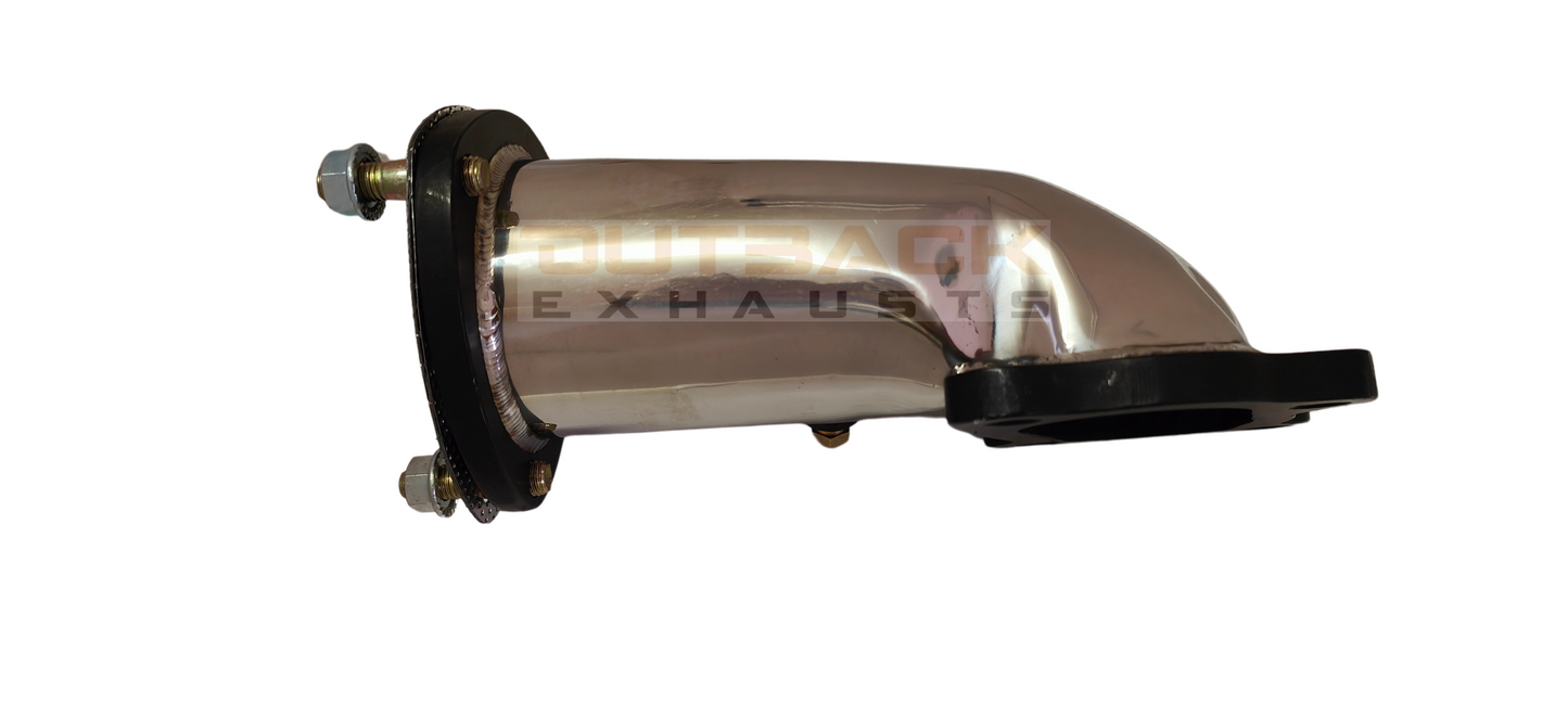 3'' OUTBACK EXHAUST SYSTEM to suit NISSAN NAVARA D22 UTE 2.5L YD25 Common Rail 2008 - 2016 (TURBO BACK)