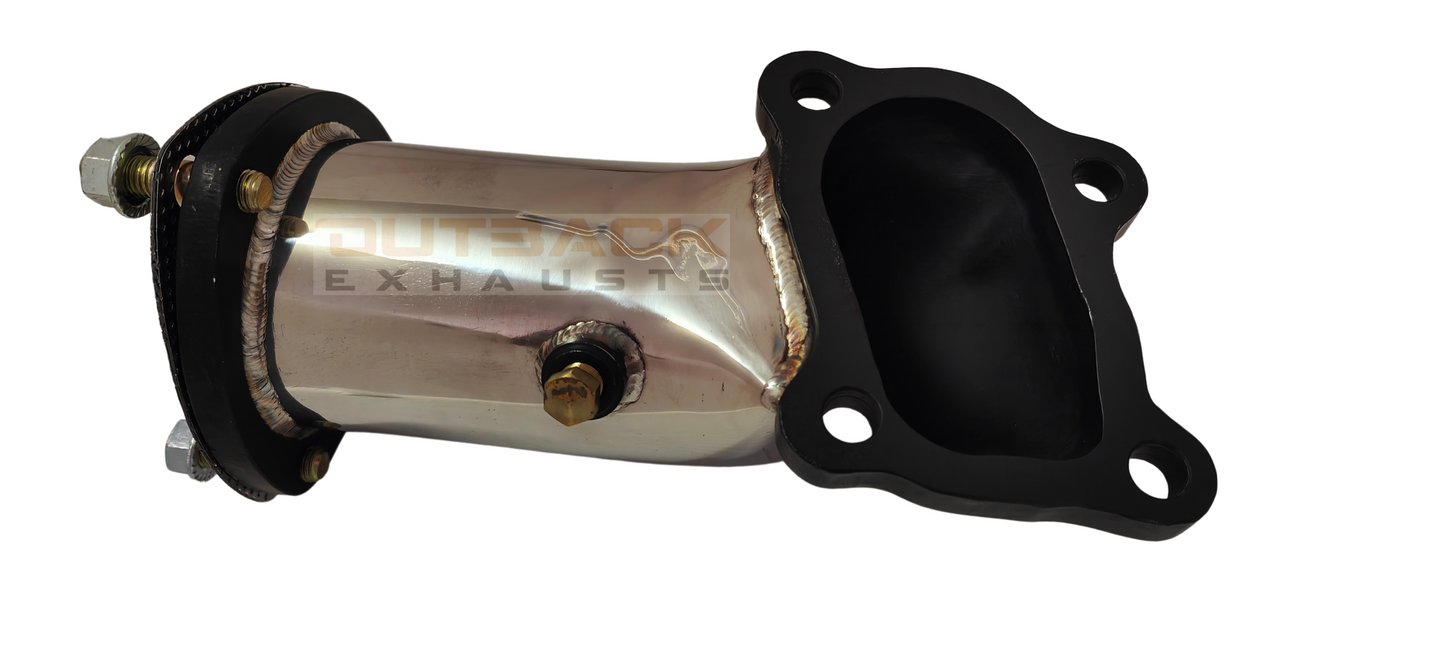 3'' OUTBACK EXHAUST SYSTEM to suit NISSAN NAVARA D22 UTE 2.5L YD25 Common Rail 2008 - 2016 (TURBO BACK)