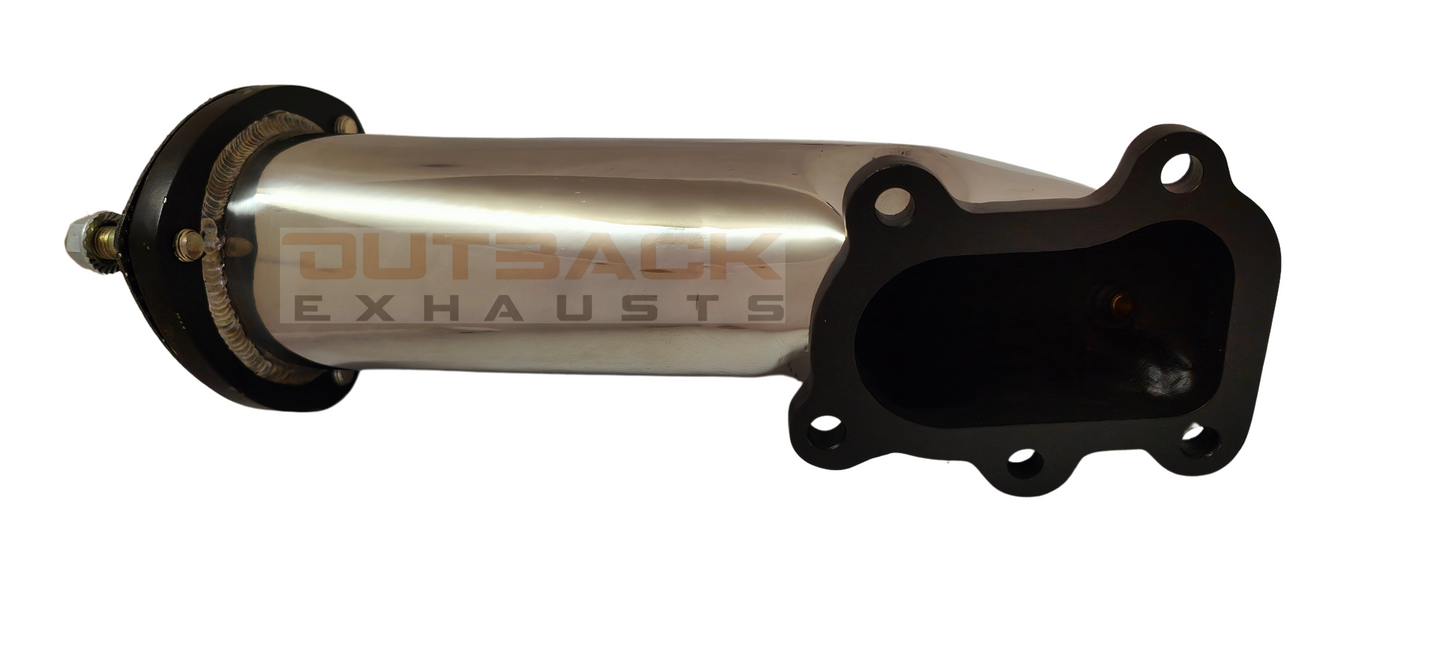 OUTBACK EXHAUST SYSTEM DUMP PIPE to suit NISSAN NAVARA D22 UTE 3.0L ZD30 Direct Inject 3/02 - 2007