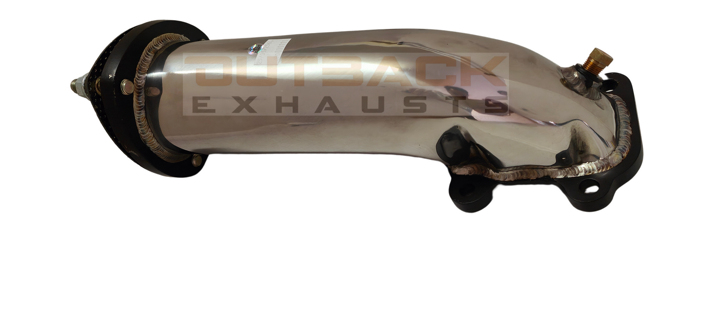OUTBACK EXHAUST SYSTEM DUMP PIPE to suit NISSAN NAVARA D22 UTE 3.0L ZD30 Direct Inject 3/02 - 2007