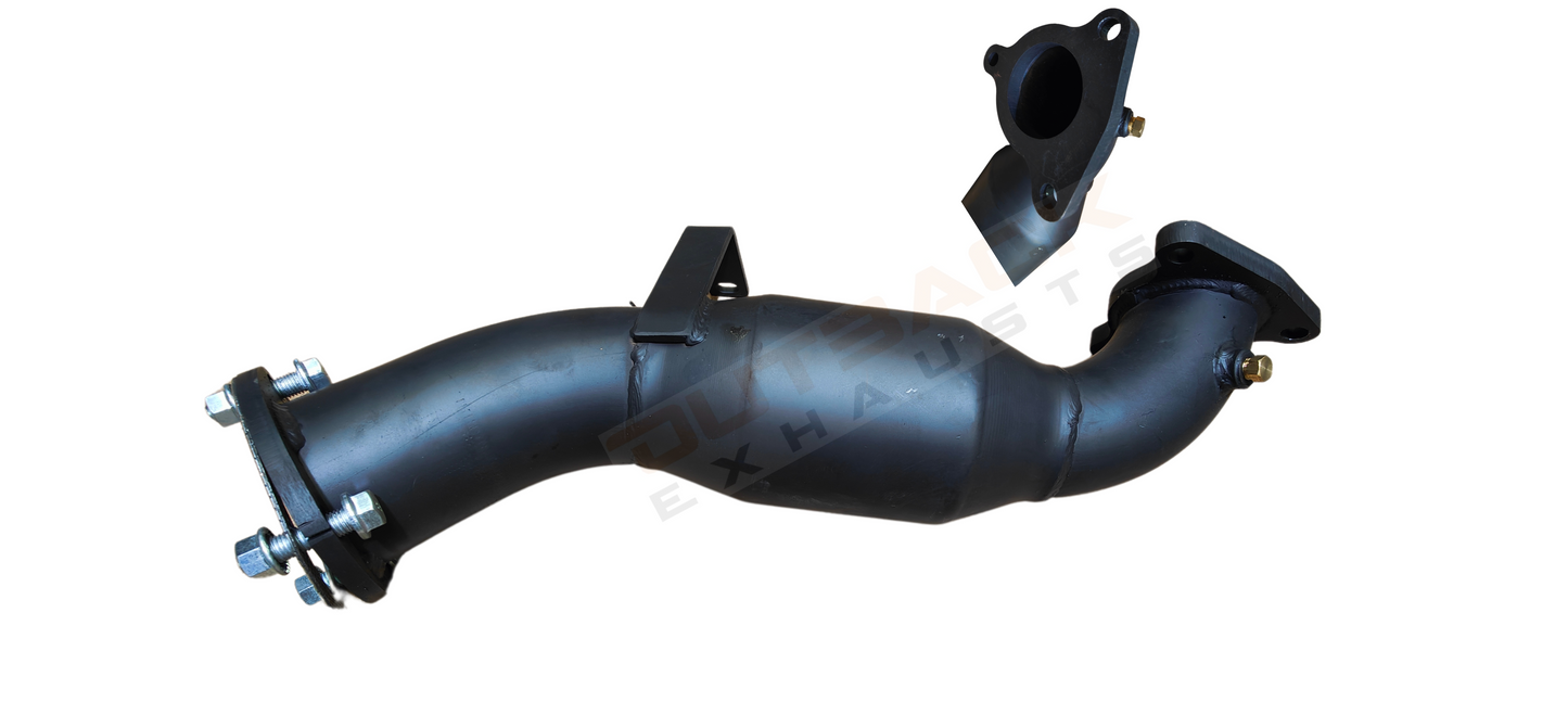 3'' OUTBACK EXHAUST SYSTEM to suit NISSAN NAVARA D40 - Spanish Built 2.5L YD25, 140 Kw 9/11 - 2015 (TURBO BACK)
