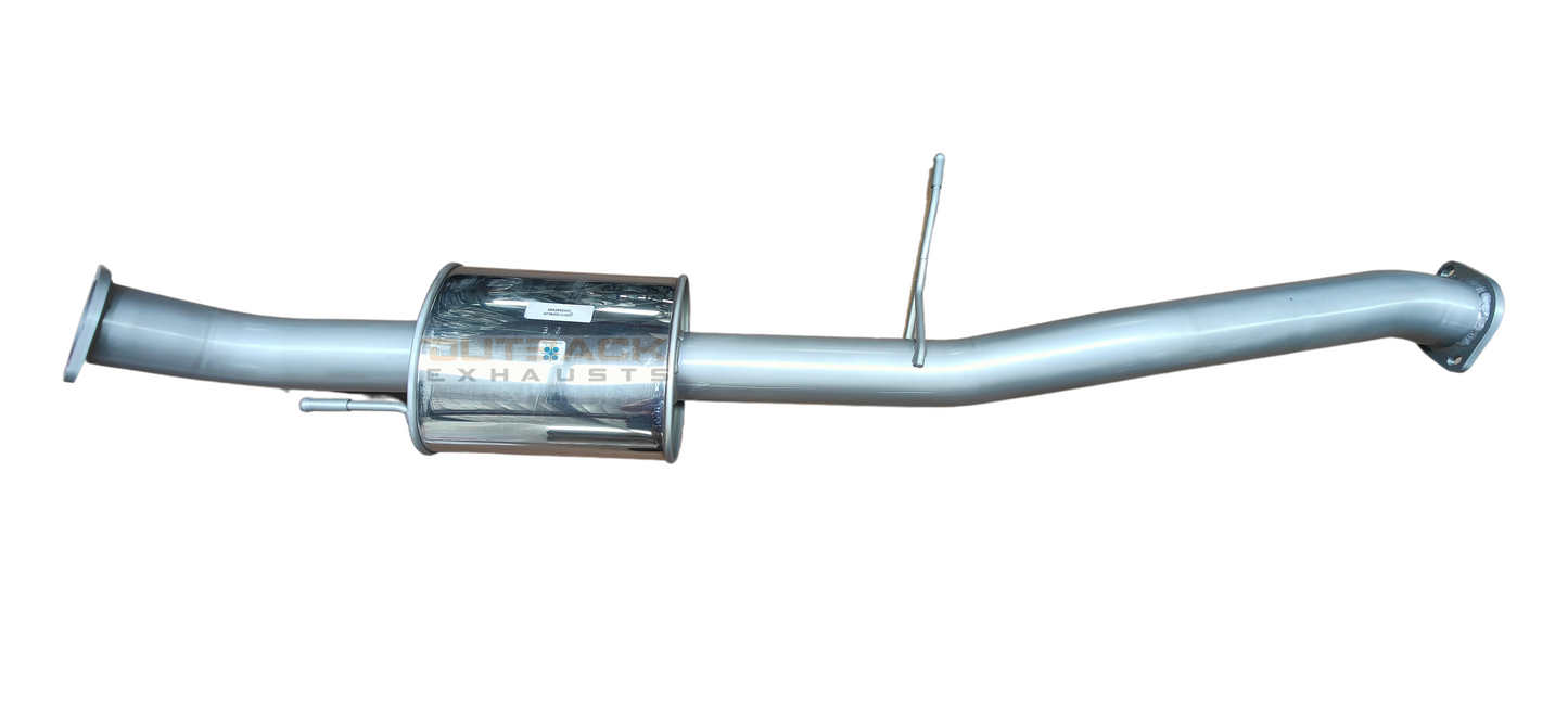 3'' OUTBACK EXHAUST SYSTEM to suit NISSAN PATROL Y60 GQ WAGON 2.8L RD28 TD 10/94 - 2/97 (TURBO BACK)