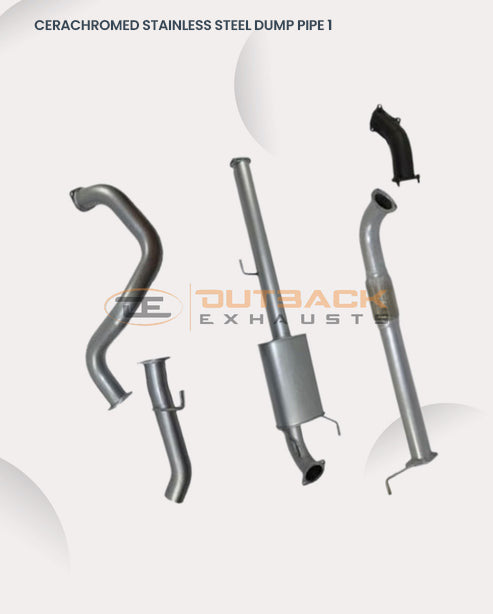 3” Outback Exhaust system to suit Nissan Patrol 4.2Ltr. GU UTE (LEAF SPRING REAR) (TURBO BACK)