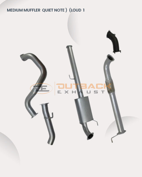 3” Outback Exhaust system to suit Nissan Patrol 4.2Ltr. GU UTE (LEAF SPRING REAR) (TURBO BACK)
