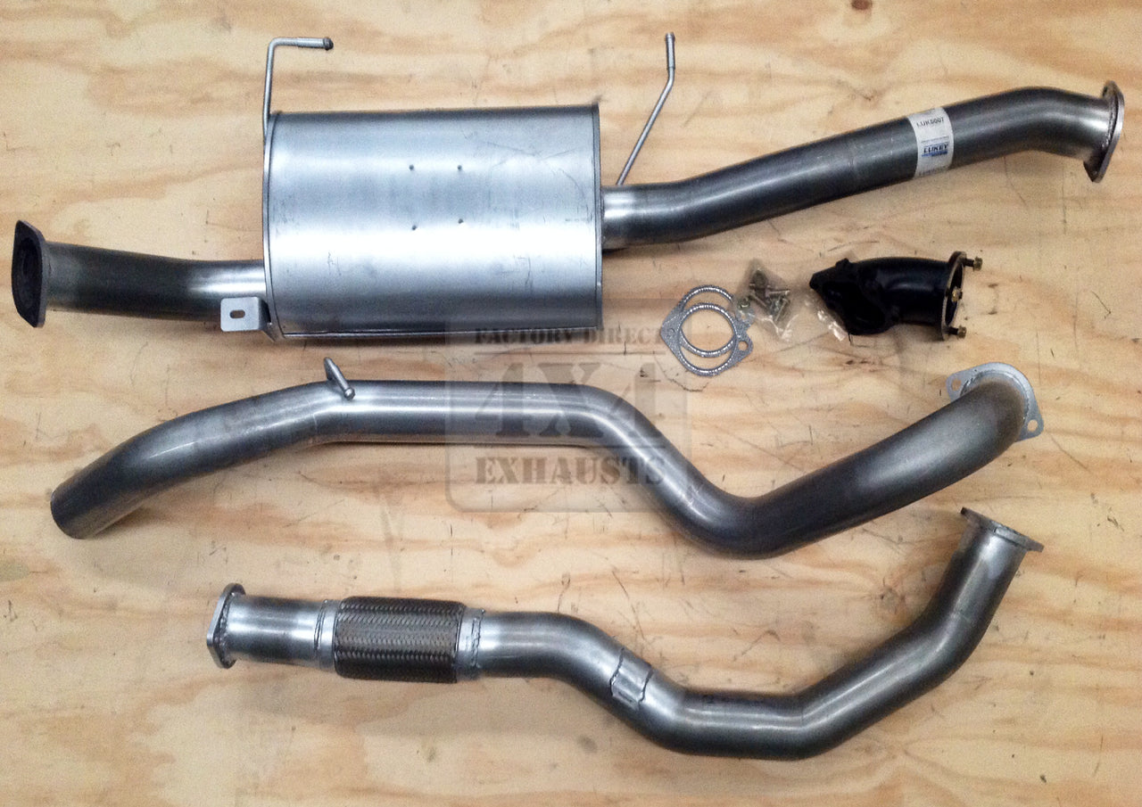 3'' OUTBACK EXHAUST SYSTEM to suit NISSAN PATROL GU WAGON 2.8L RD28 UP TO 02/05 (TURBO BACK)
