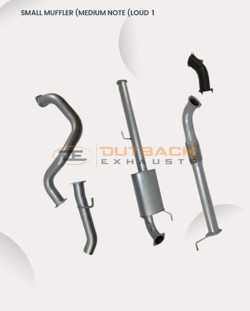 3” Outback Exhaust system to suit Nissan Patrol 4.2Ltr. GU UTE (LEAF SPRING REAR) (TURBO BACK)