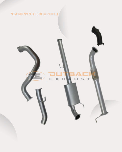 3” Outback Exhaust system to suit Nissan Patrol 4.2Ltr. GU UTE (LEAF SPRING REAR) (TURBO BACK)