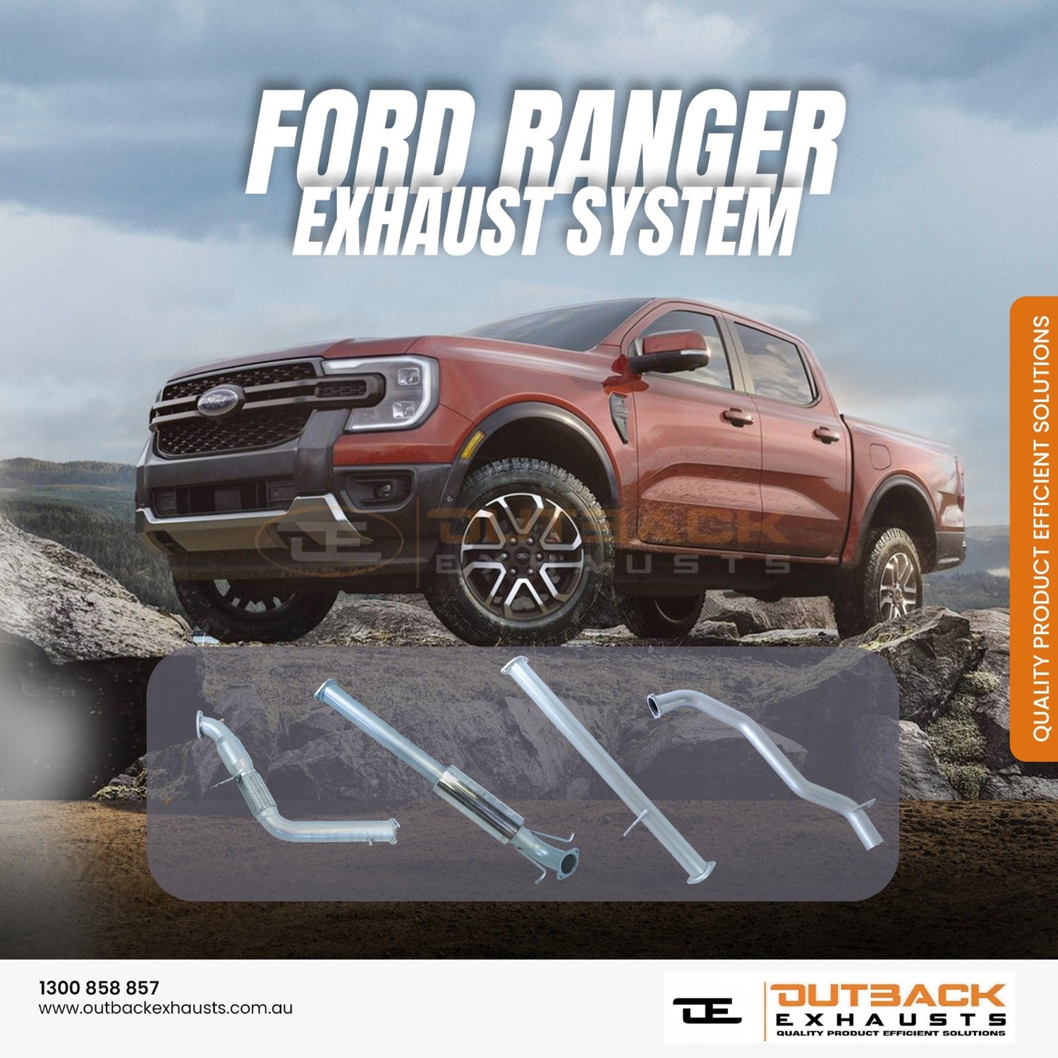 Ford Ranger Exhaust Systems - Australian Made  | Outback Exhausts