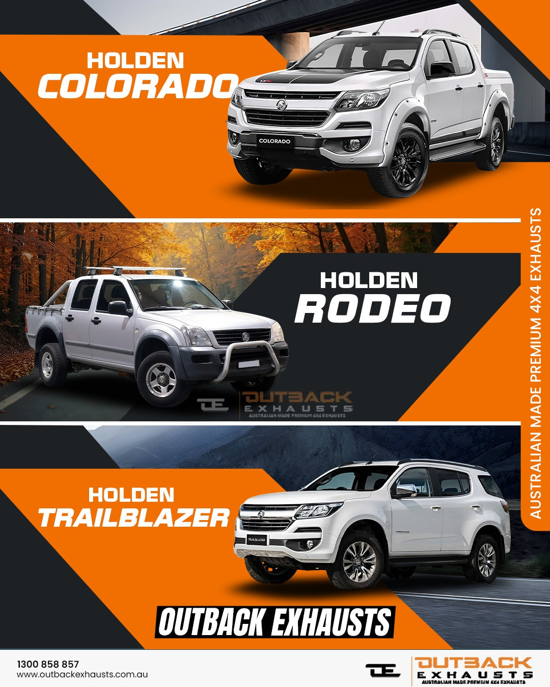 Holden Colorado 7 Exhaust Systems | Outback Exhausts