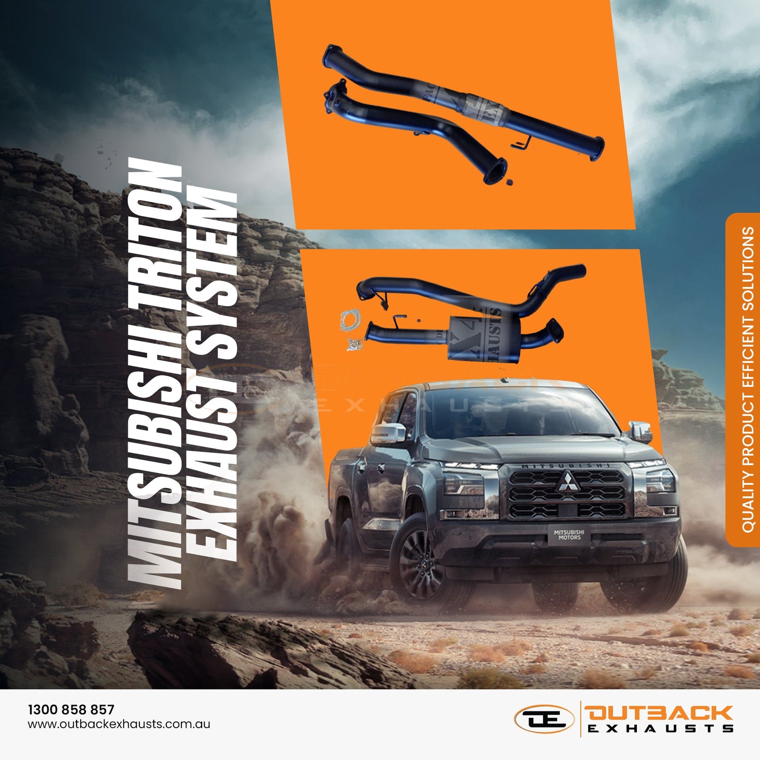 Mitsubishi Triton Exhaust Systems | Outback Exhausts Australia