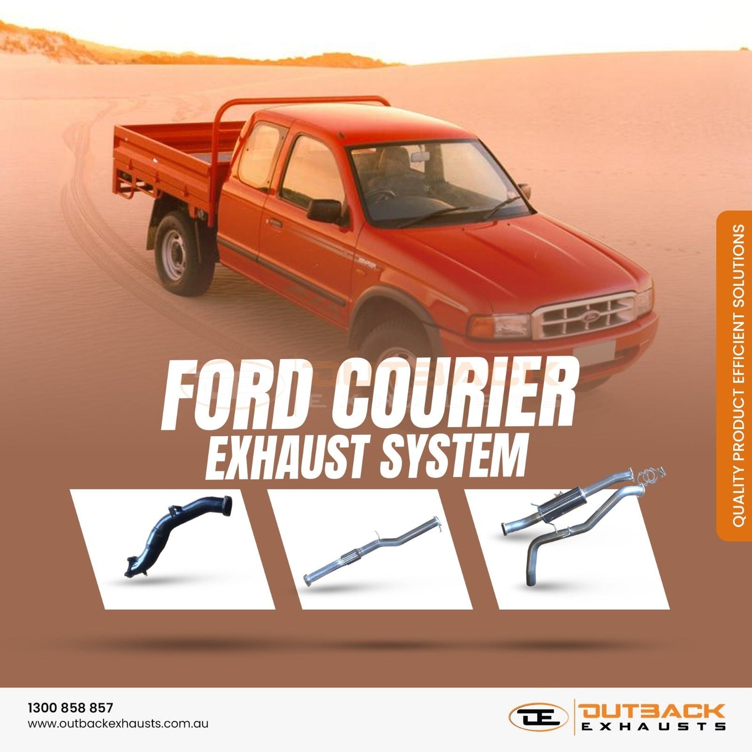 Ford Courier 4x4 Exhaust Systems | Outback Exhausts