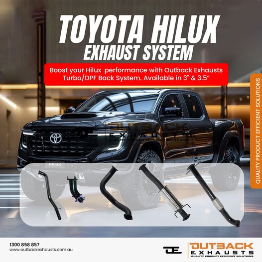 Toyota Hilux Exhaust Systems | Outback Exhausts