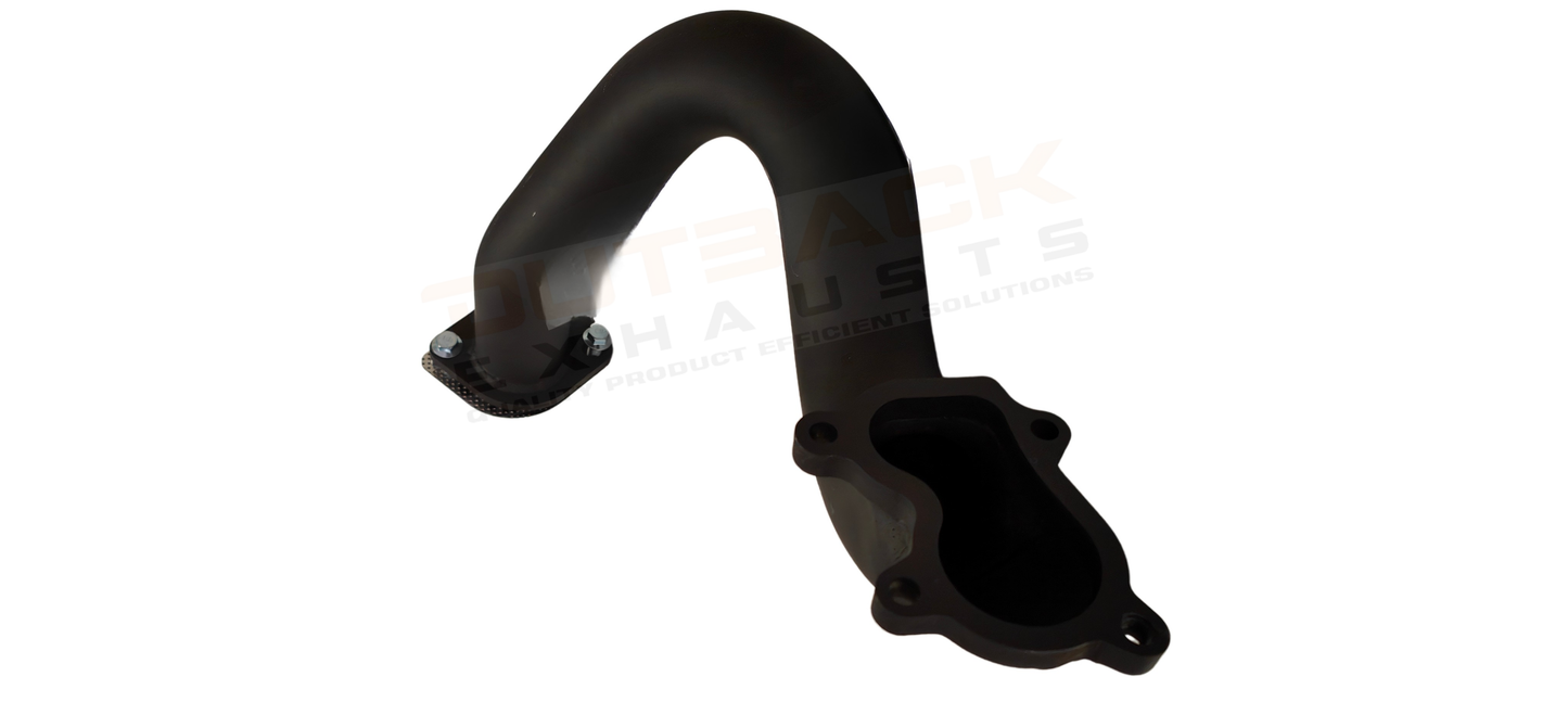 OUTBACK EXHAUST SYSTEM DUMP PIPE to suit HOLDEN RODEO TF 2.8L 4JB1 09/91 - 09/98