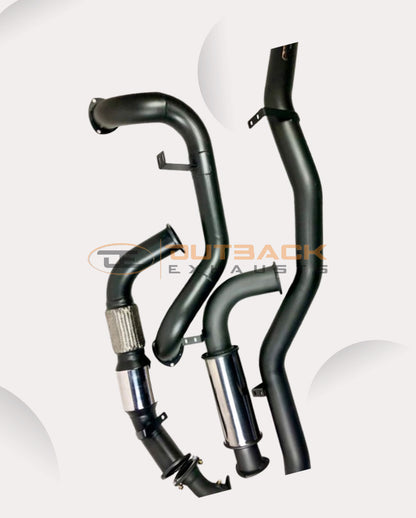 3.5” Outback Exhaust system to suit TOYOTA –  79 Series Landcruiser Single Cab (TURBO BACK)