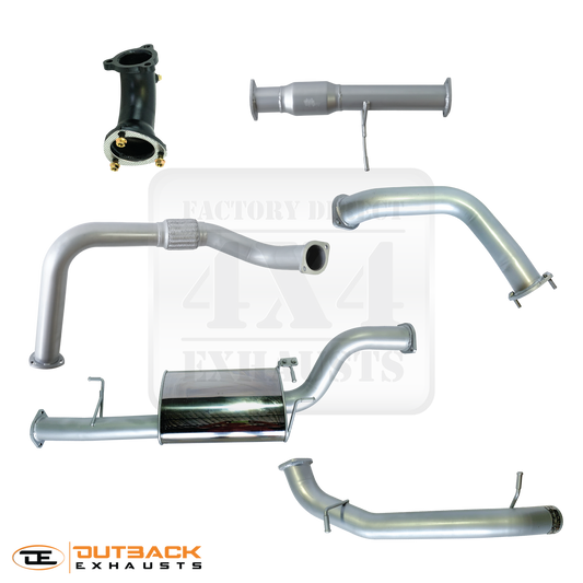 3” Outback Exhaust system to suit  MITSUBISHI PAJERO NT LWB, (TURBO BACK)