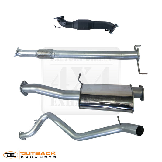 3" Outback Exhaust System to suit MITSUBISHI CHALLENGER WAGON KH 2.5Ltr. (Turbo Back)