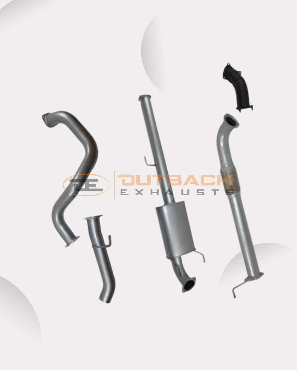 3” Outback Exhaust system to suit TOYOTA PRADO 150 Series D4D KDJ155R SWB (TURBO BACK)