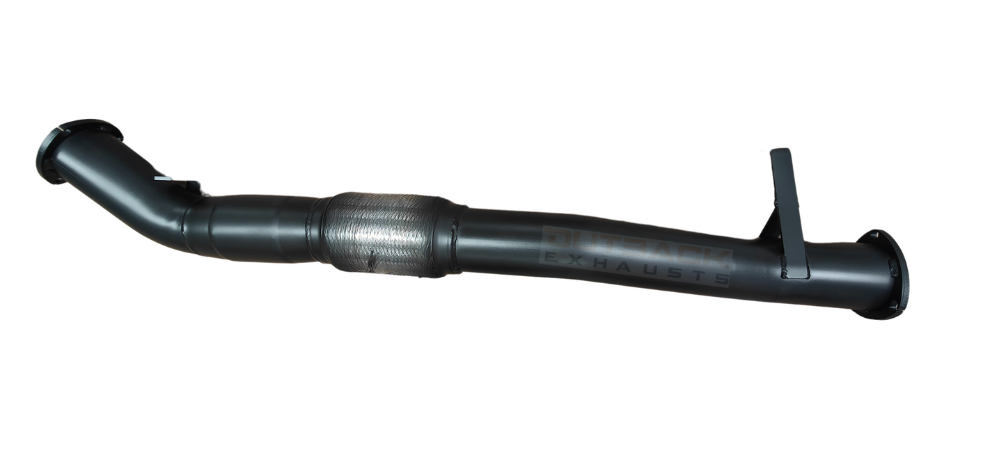 3.5” Cerachrome Outback Exhaust system to suit TOYOTA  79 Series Single Cab (TURBO BACK)